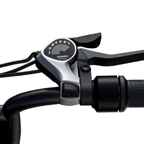 ENGWE M20 - Fatbike - Schwarz + ART 2 Schloss + Alarmsystem + Telefonhalter
