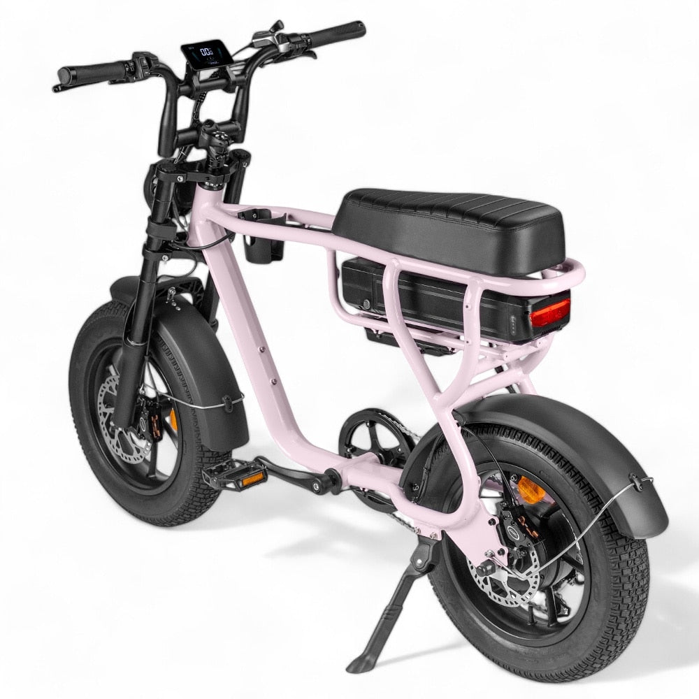 Kinder Fatbike EB16 | Rosa | Hydraulische Bremsen