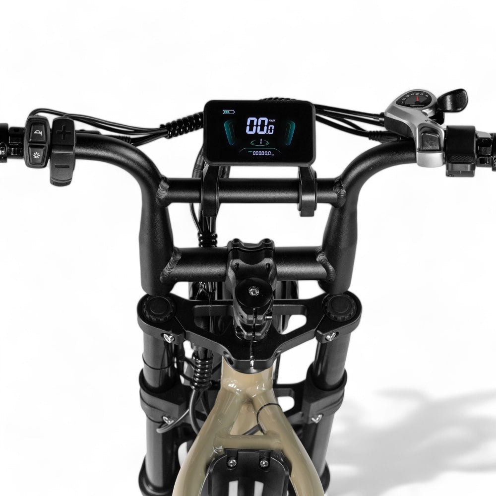 Kinder Fatbike EB16 | Braun | Hydraulische Bremsen