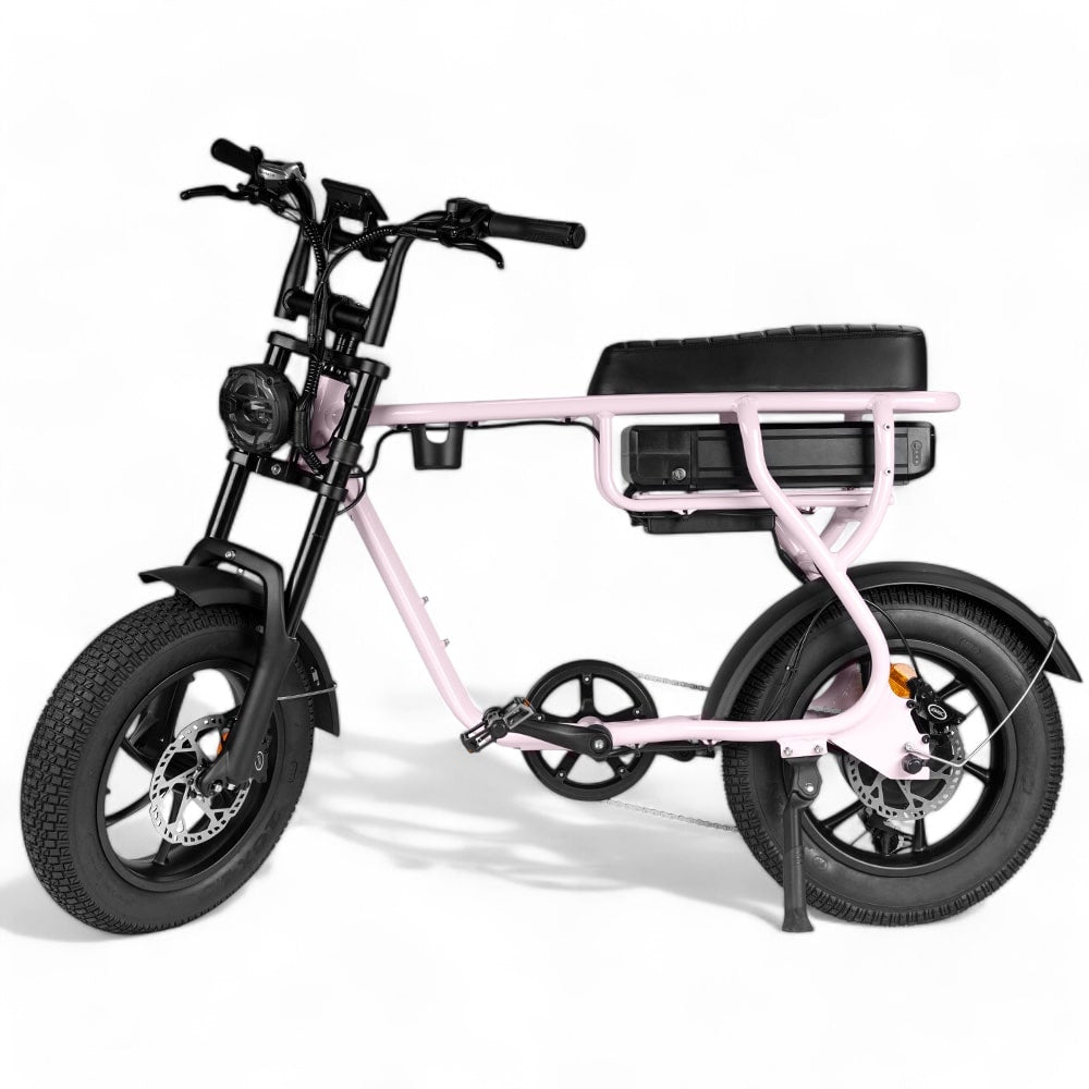Kinder Fatbike EB16 | Rosa | Hydraulische Bremsen