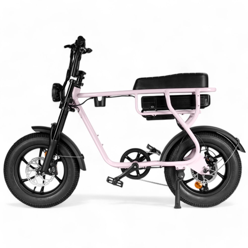 Kinder Fatbike EB16 | Rosa | Hydraulische Bremsen