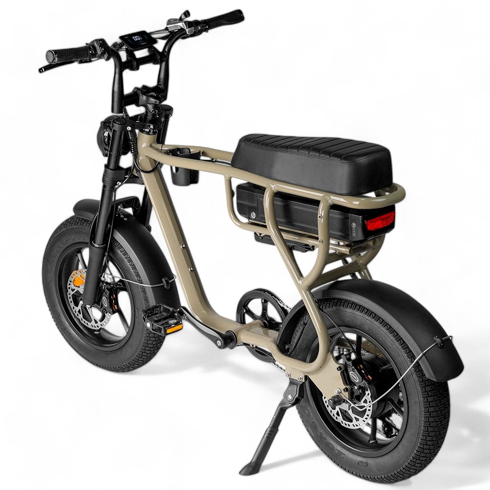 Kinder Fatbike EB16 | Braun | Hydraulische Bremsen