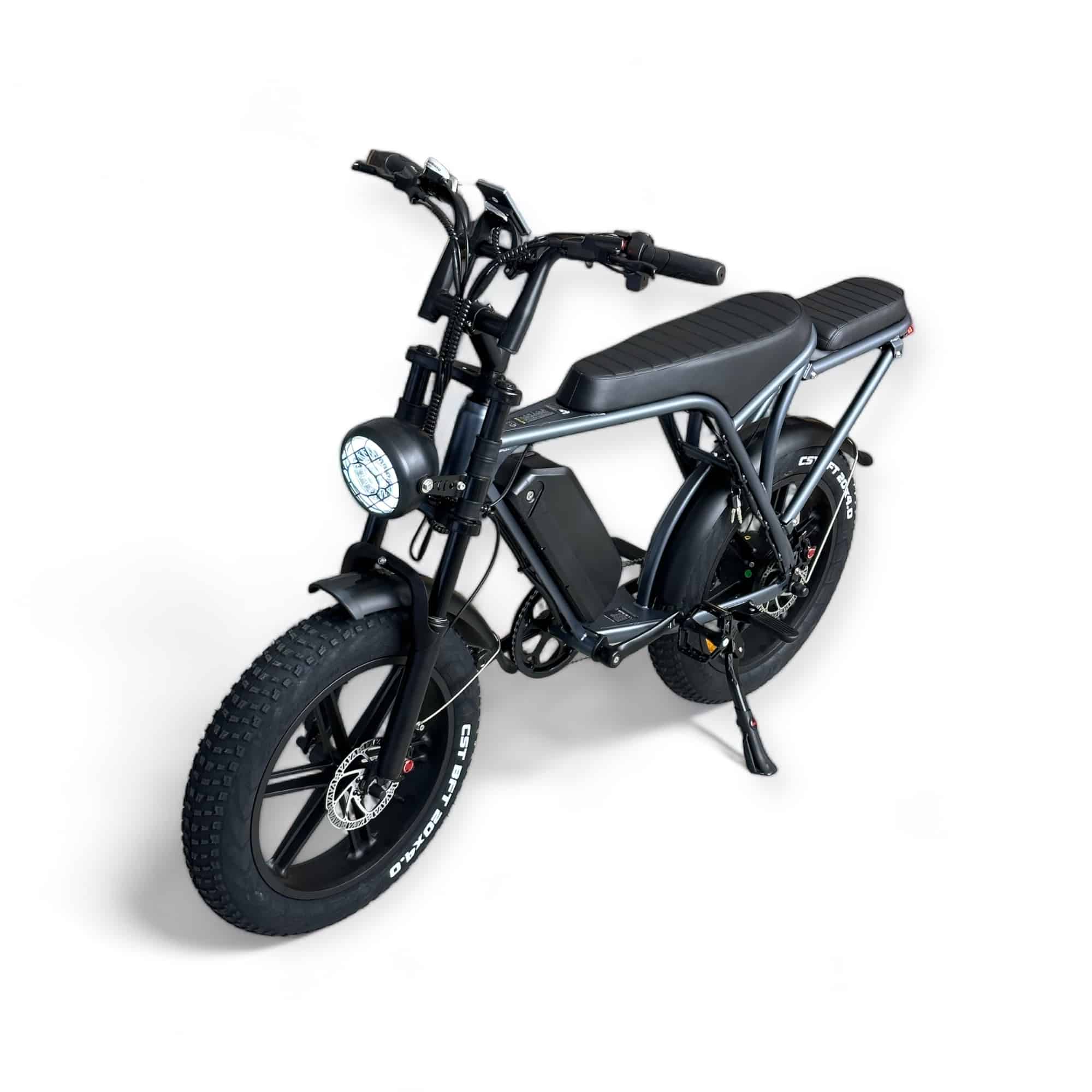 OUXI V8.2 SpaceGrey (Limitierte Edition) + ART 3 Kettenschloss + Alarmsystem + Montage