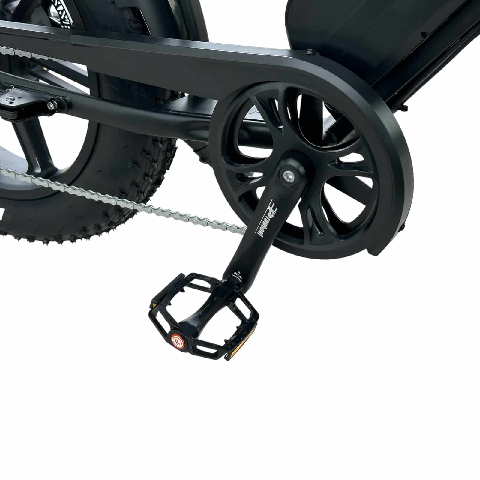 Ouxi V8 MAX 3.0 2024 (Schwarz) Doppelte Batterie + Alarm + Fußstützen + ART 3 Kettenschloss + Hydraulische Bremsen + Montage