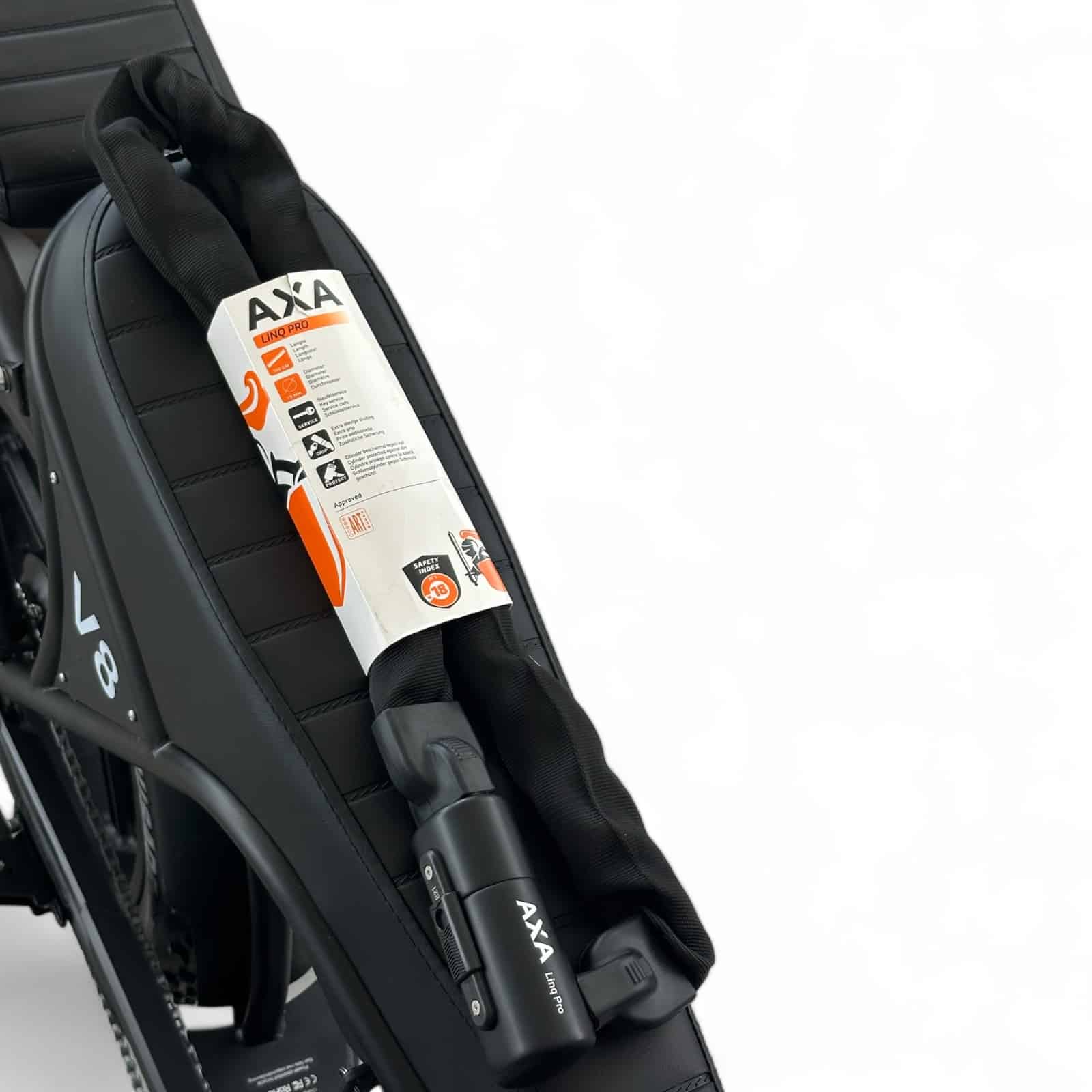 Ouxi V8 MAX 3.0 2024 (Schwarz) Doppelte Batterie + Alarm + Fußstützen + ART 3 Kettenschloss + Hydraulische Bremsen + Montage