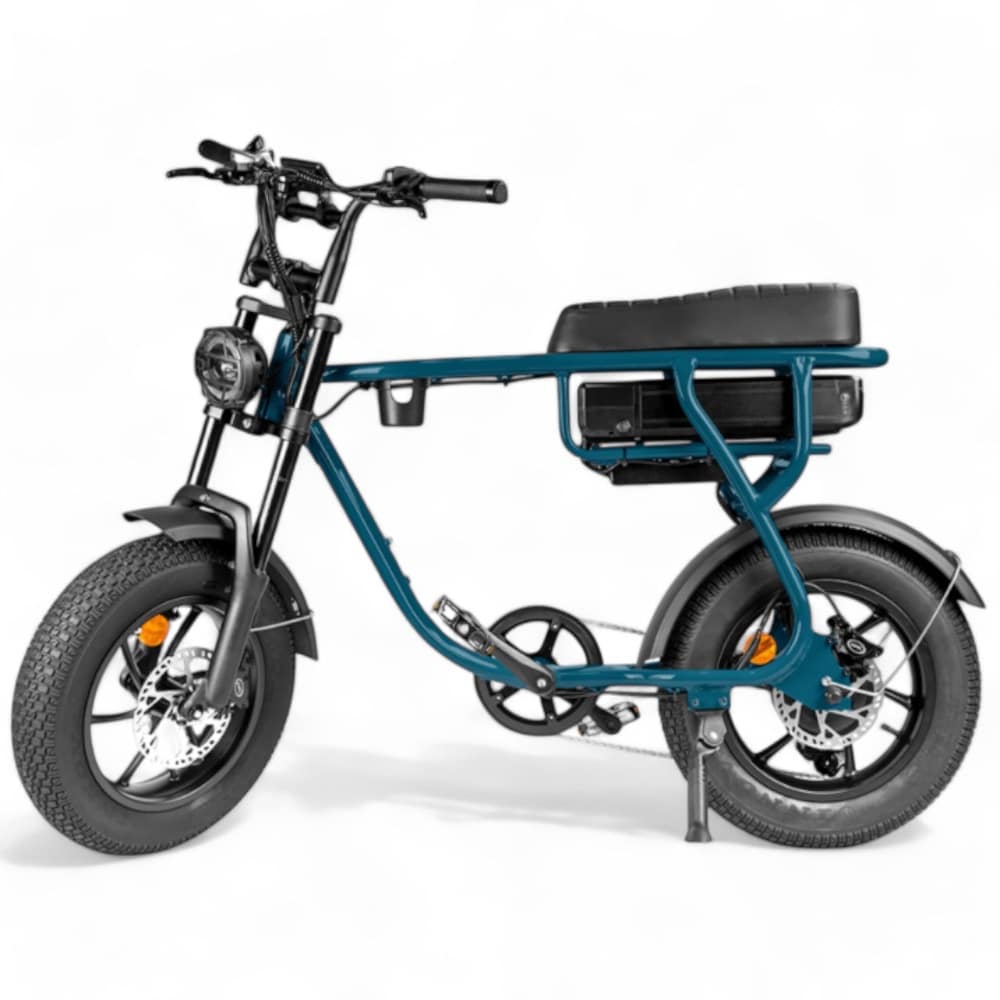 Kinder Fatbike EB16 | Blau | Hydraulische Bremsen