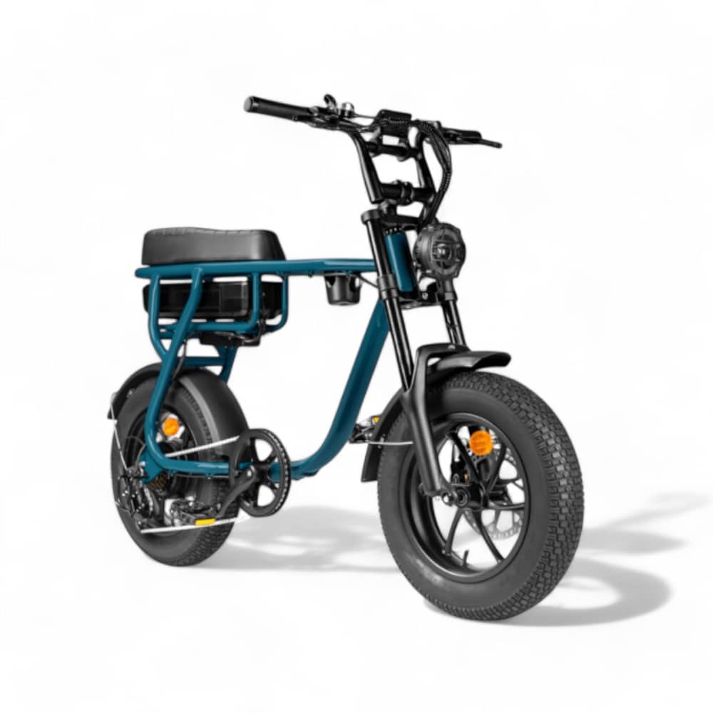 Kinder Fatbike EB16 | Blau | Hydraulische Bremsen