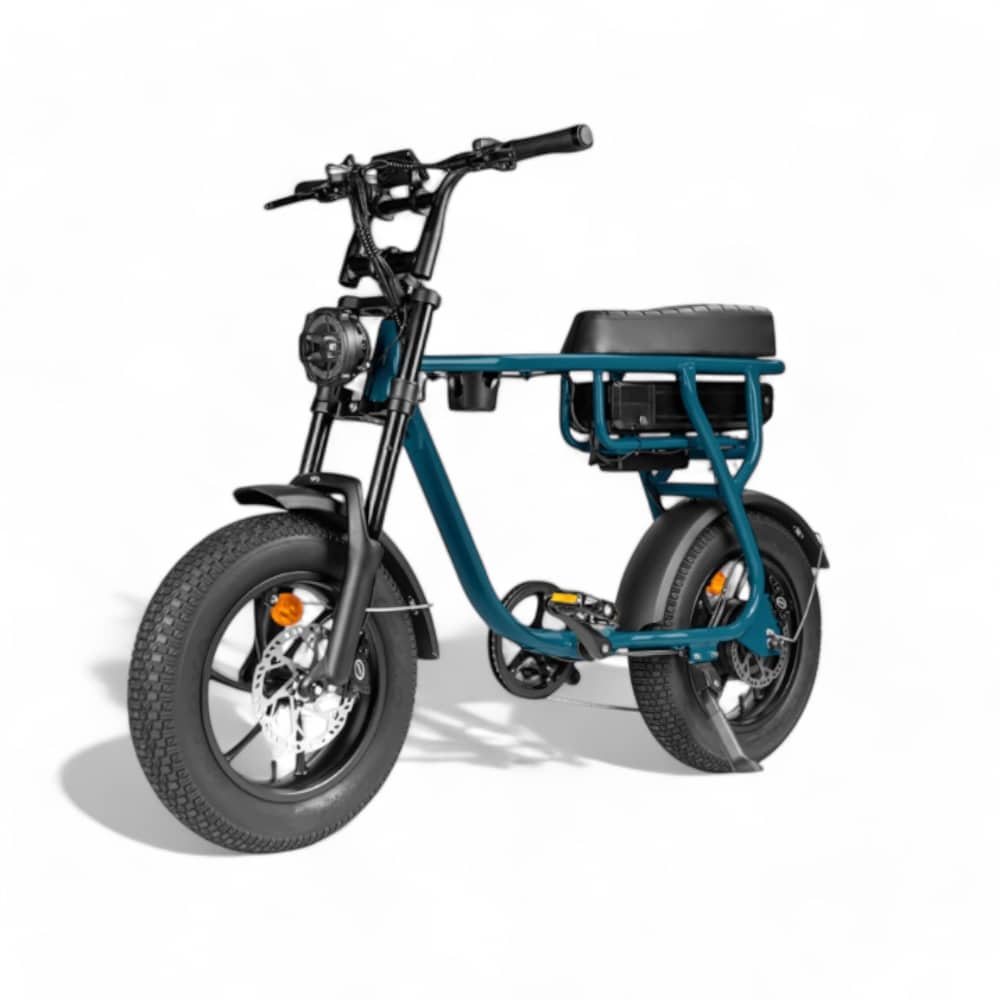 Kinder Fatbike EB16 | Blau | Hydraulische Bremsen