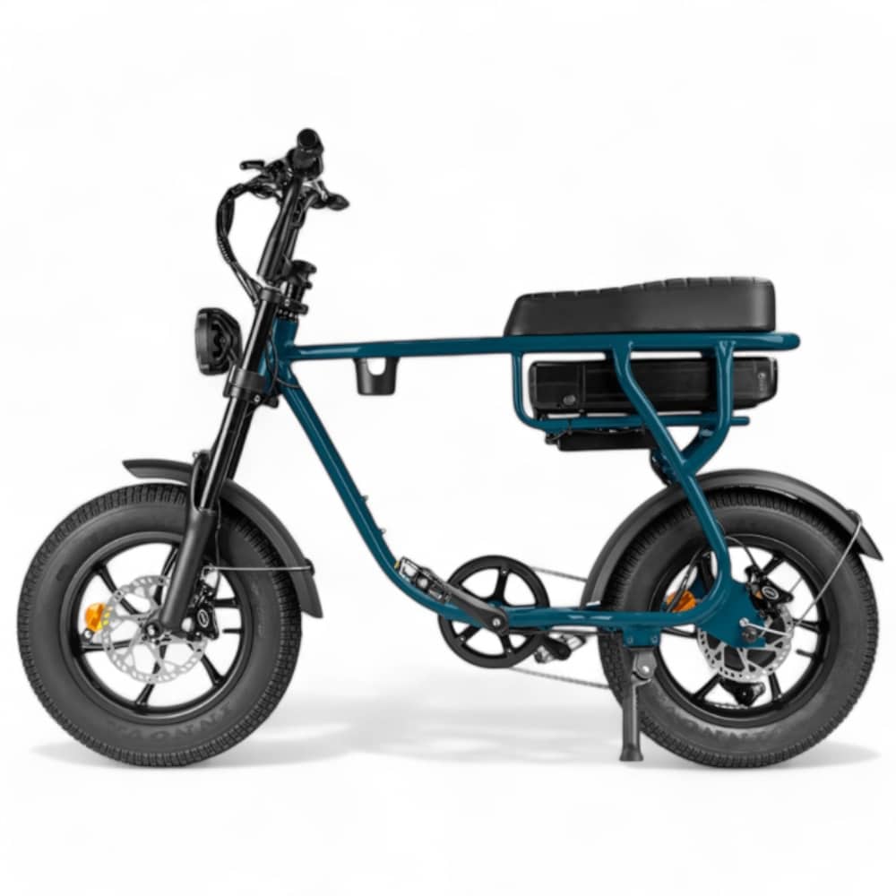 Kinder Fatbike EB16 | Blau | Hydraulische Bremsen