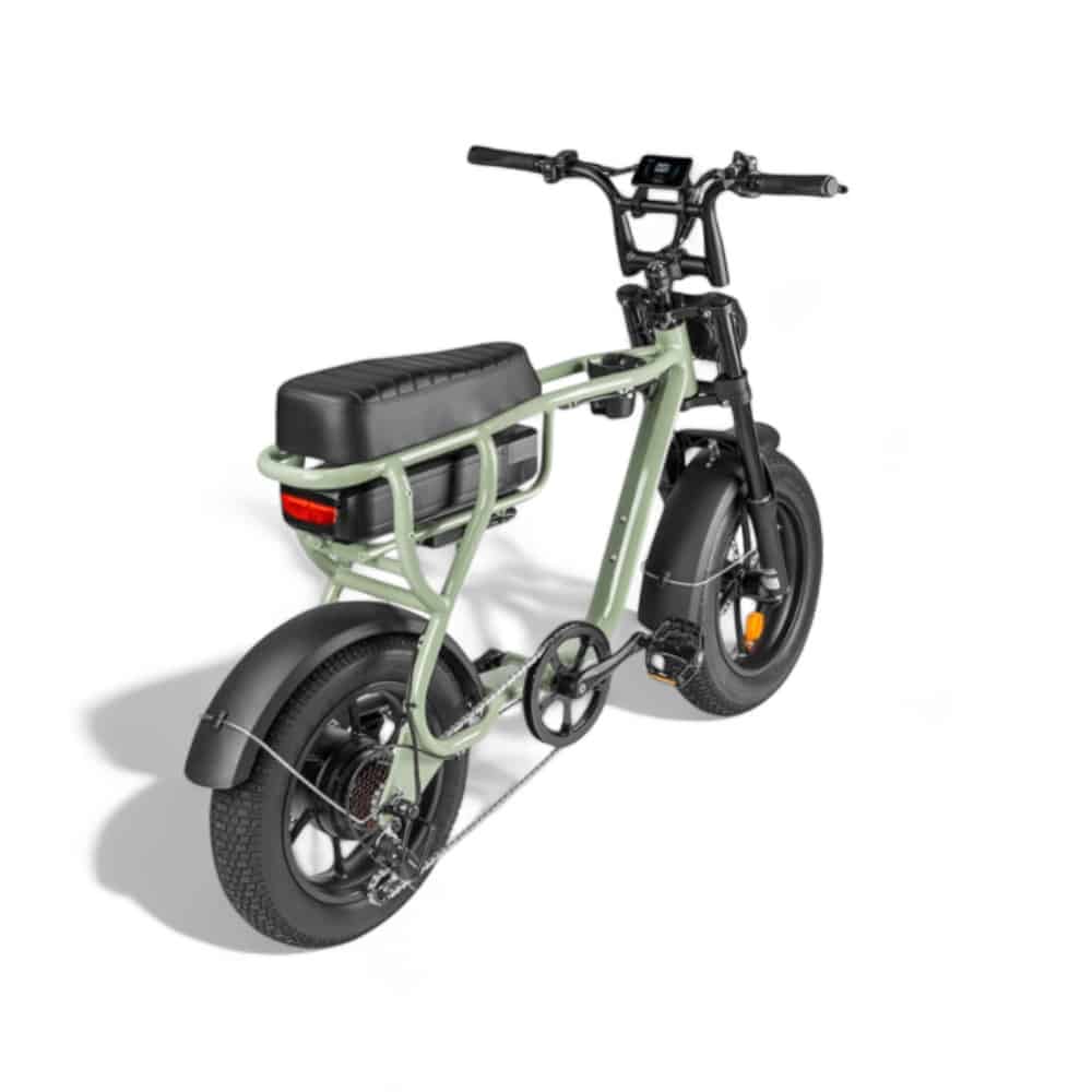 Kinder Fatbike EB16 | Hellgrün | Hydraulische Bremsen