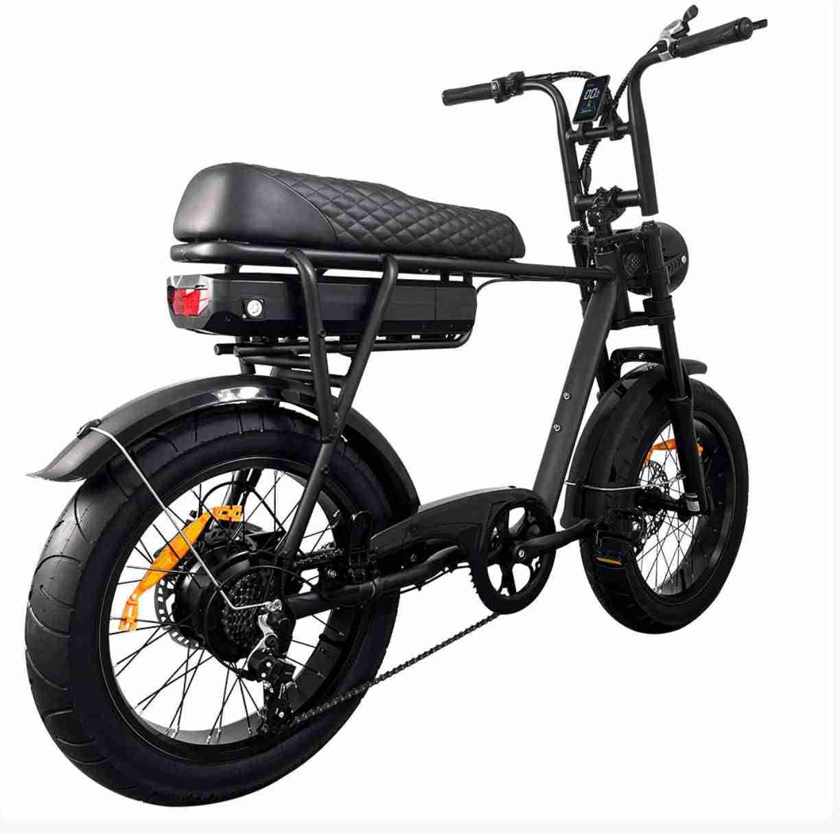 EB2 Fatbike Zwart + Art 3 kettingslot + Alarm-systeem + Gratis montage