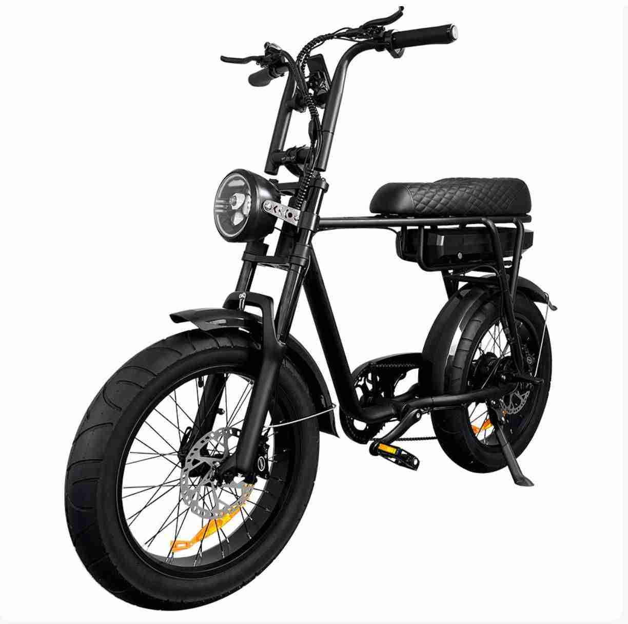 EB2 Fatbike Zwart + Art 3 kettingslot + Alarm-systeem + Gratis montage