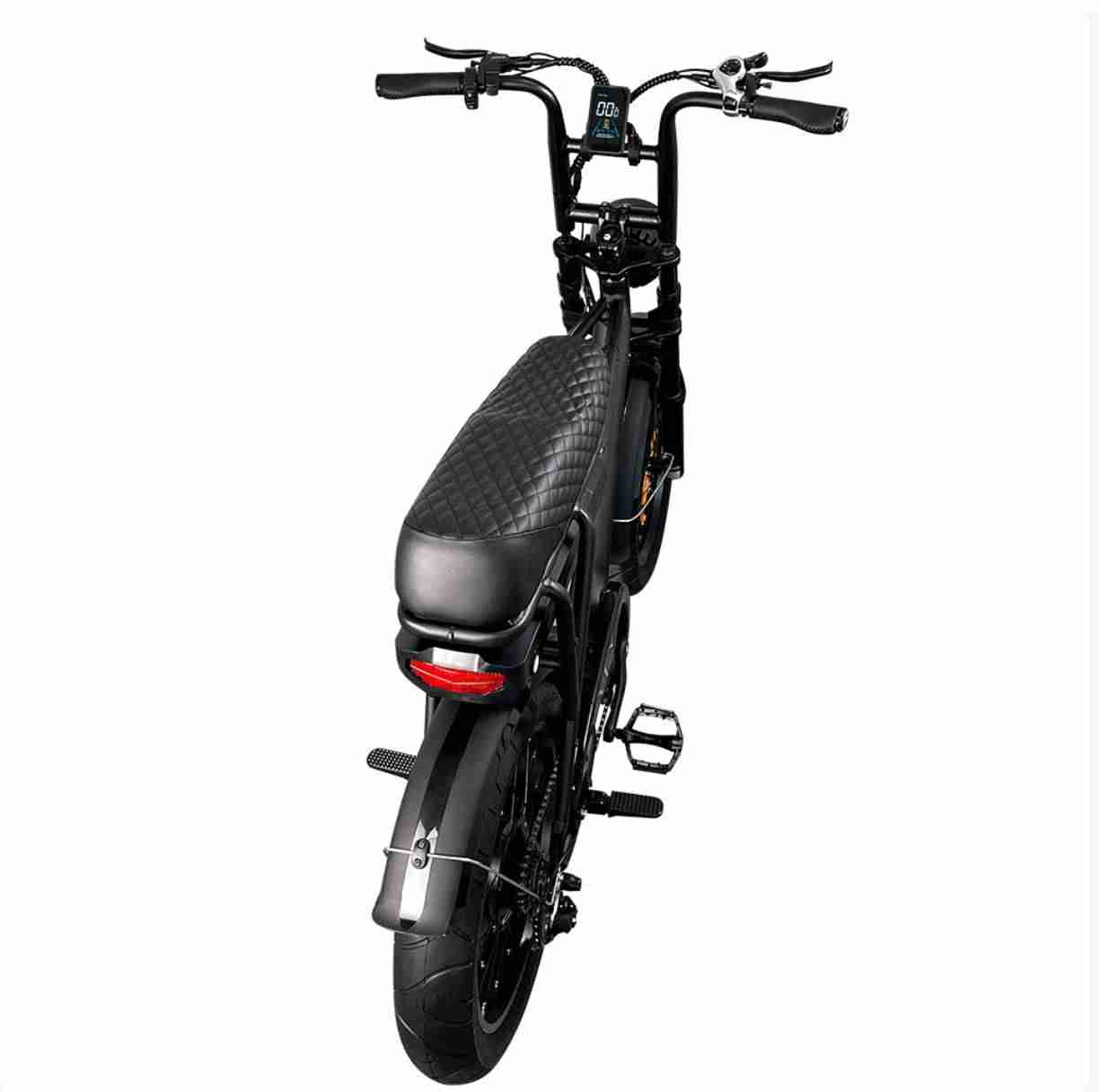 EB2 Fatbike Zwart + Art 3 kettingslot + Alarm-systeem + Gratis montage