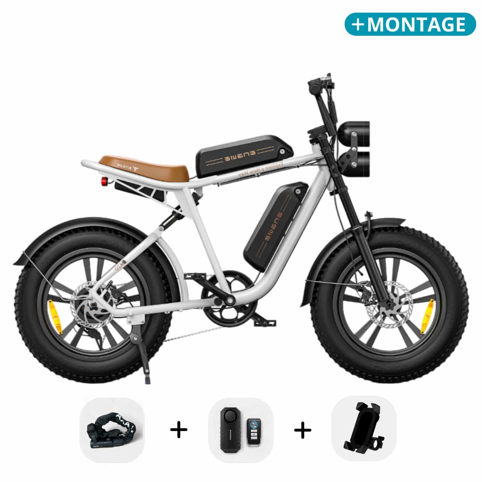 ENGWE M20 - Fatbike - Doppelte Akku - Weiß