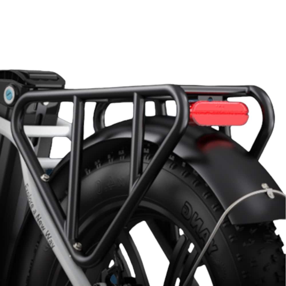 Engwe L20 - Fatbike - Wit + Art 2 kettingslot + voorrekje + alarmsysteem + telefoonhouder