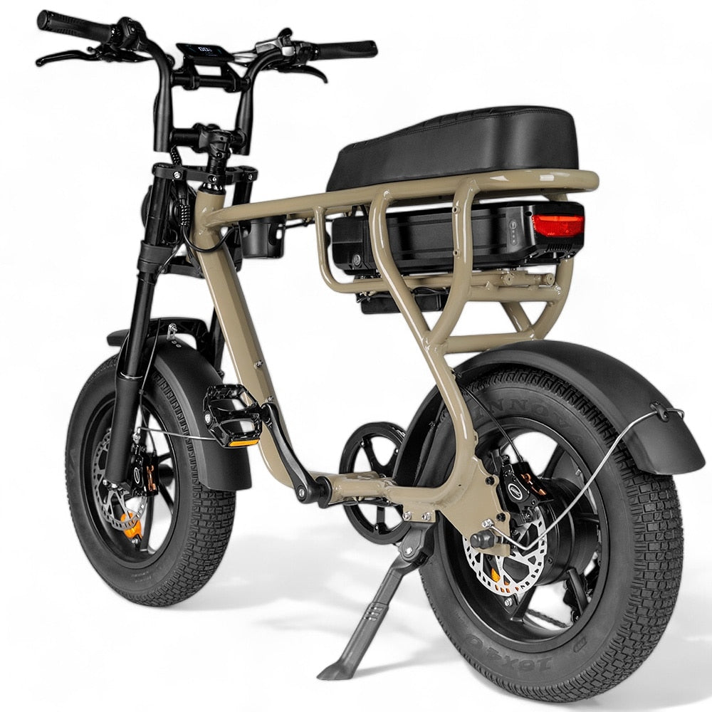 Kinder Fatbike EB16 | Braun | Hydraulische Bremsen