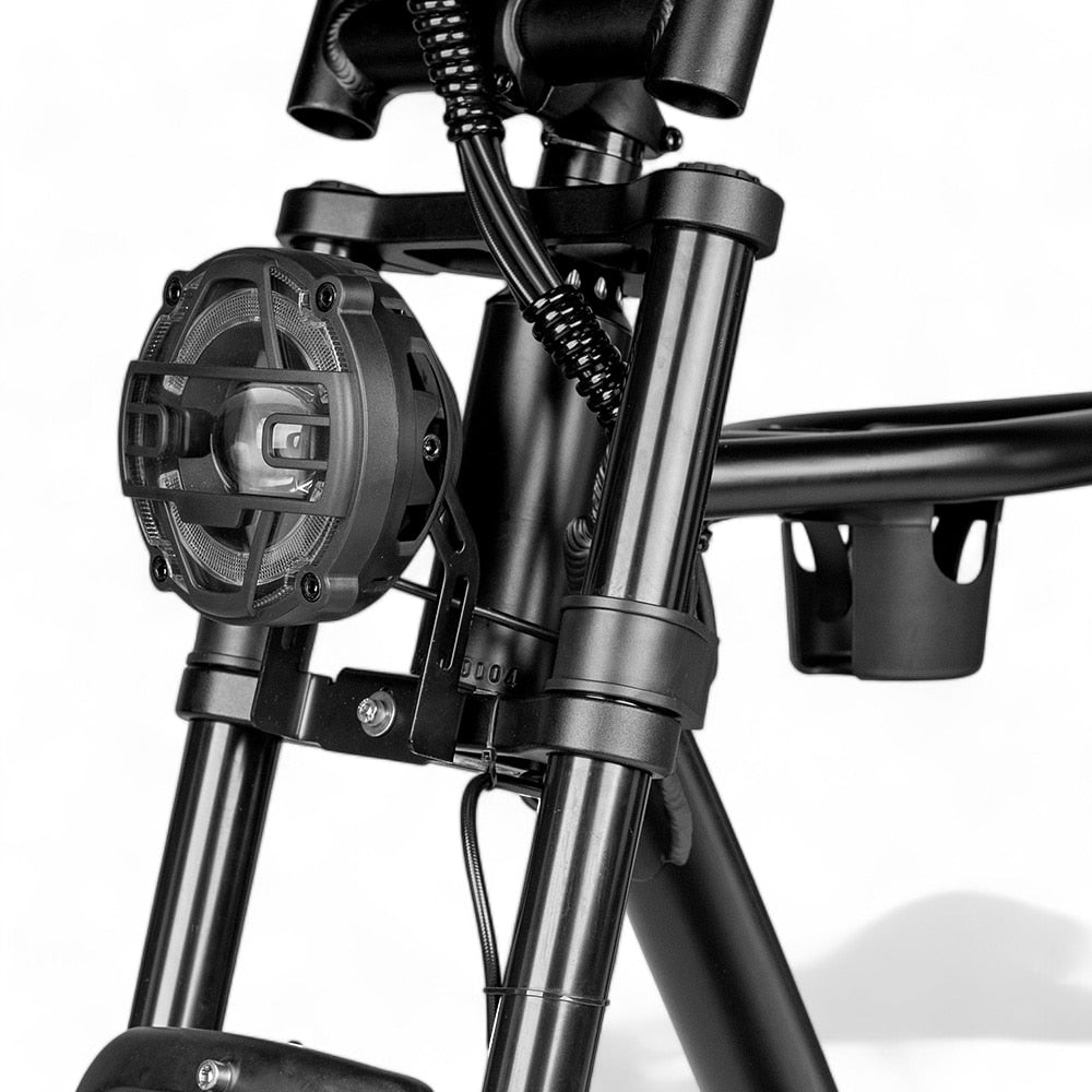 Kinder Fatbike EB16 | Schwarz | Hydraulische Bremsen