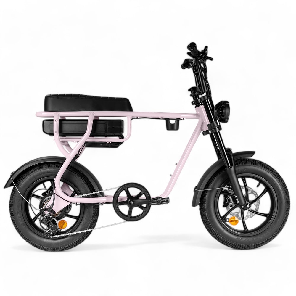 Kinder Fatbike EB16 | Rosa | Hydraulische Bremsen