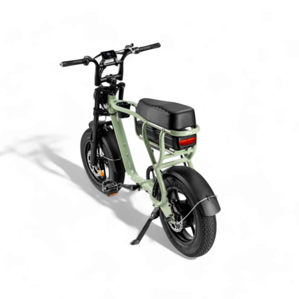 Kinder Fatbike EB16 | Hellgrün | Hydraulische Bremsen