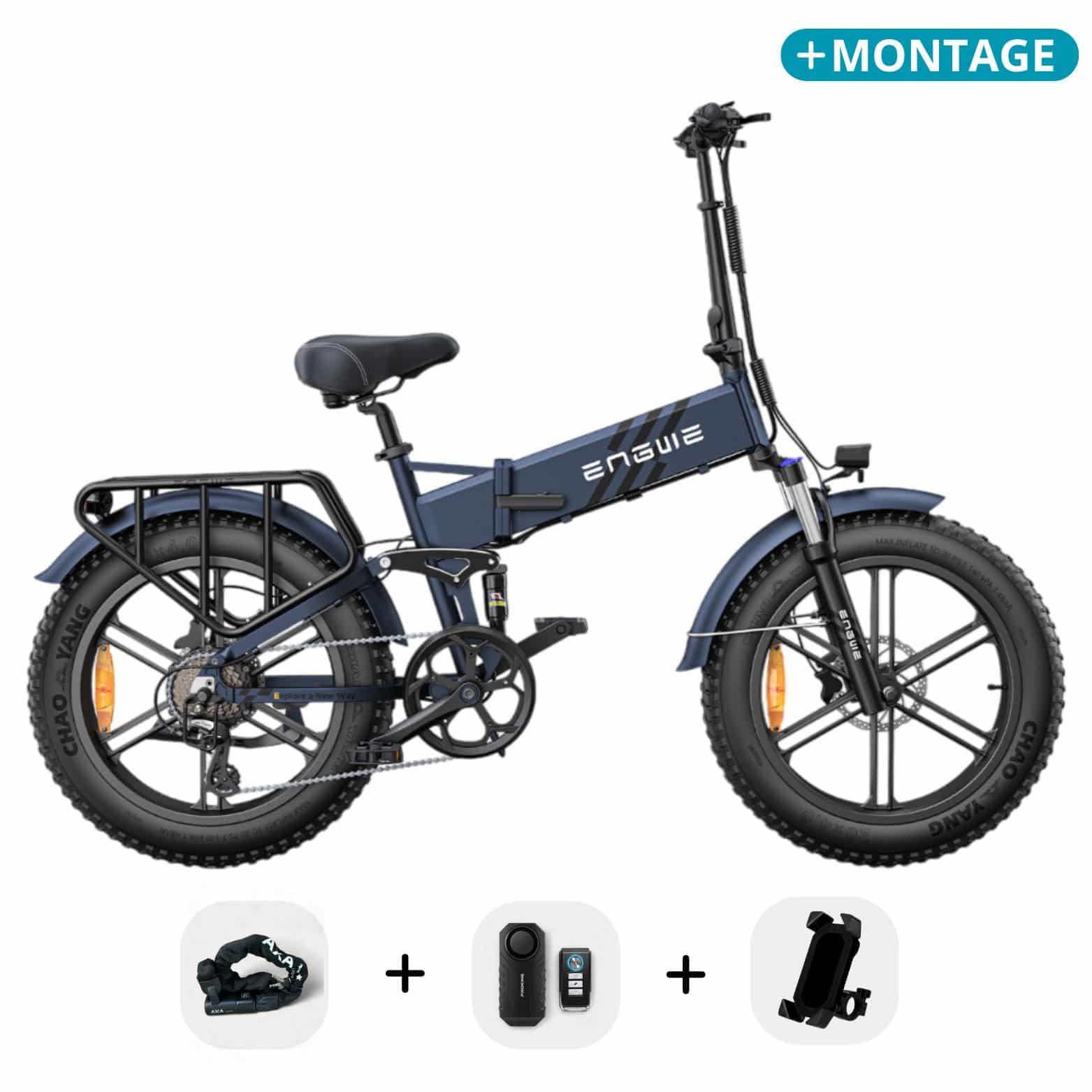 Engwe Engine Pro 2.0 - Elektrisches Klapprad - Blau