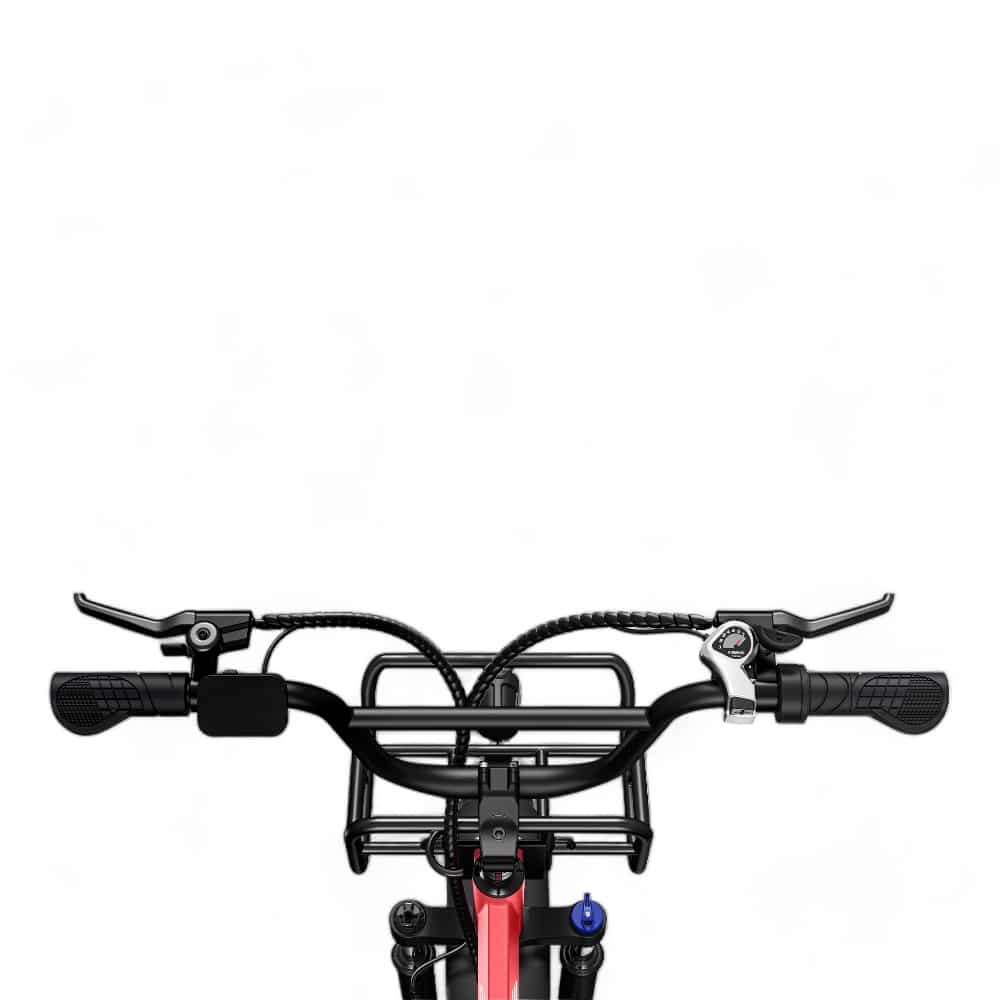 Engwe L20 - Fatbike - Wit + Art 2 kettingslot + voorrekje + alarmsysteem + telefoonhouder