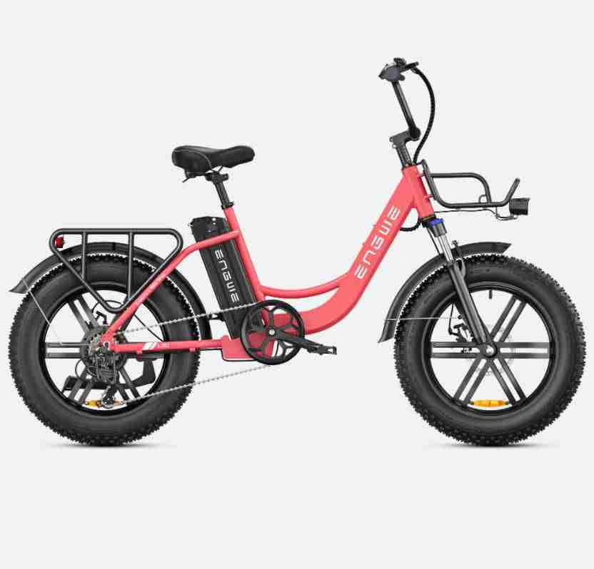 Engwe L20 - Fatbike - Roze