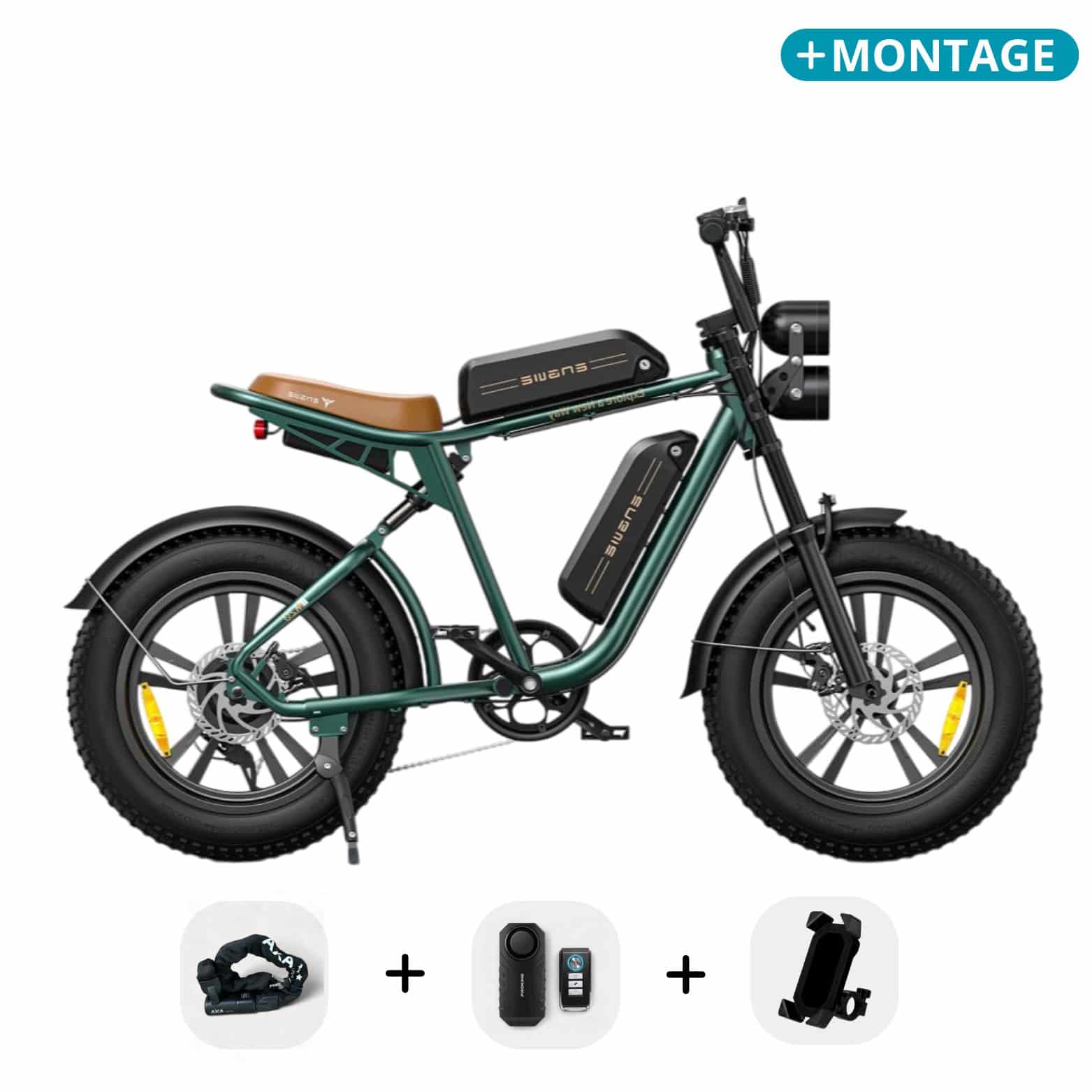 ENGWE M20 - Fatbike - Doppelte Akku - Grün