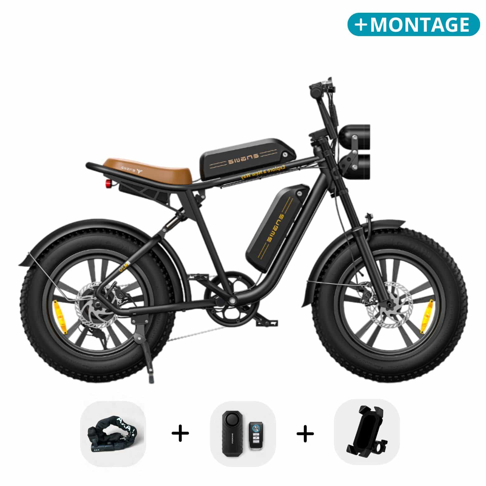 ENGWE M20 - Fatbike - Doppelte Akku - Schwarz